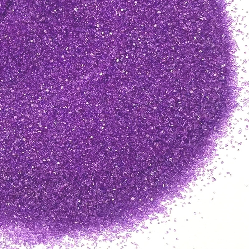 Philaeec Purple Sanding Sugar Edible Sparkling Crystals For Baking Cake Decoration Cookie Ice Cream Cupcake Toppers Wedding Part