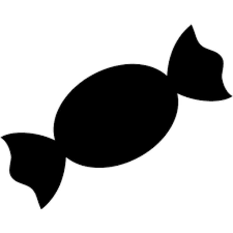 BLACK FOIL HARD CANDY