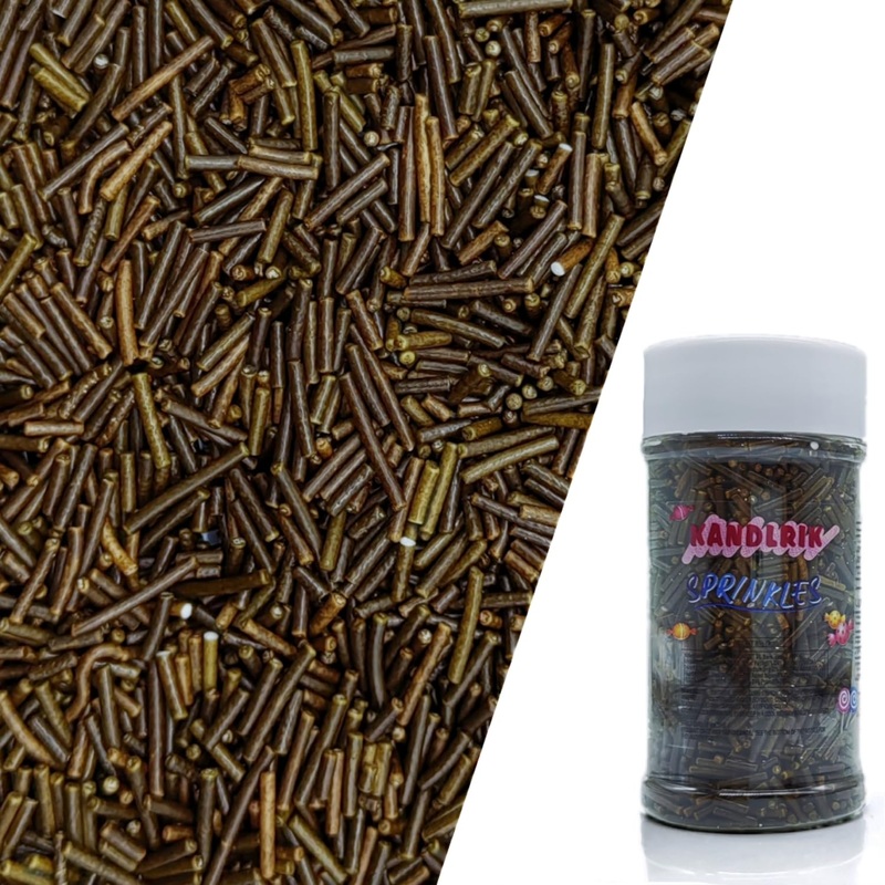 Chocolate Jimmy Sprinkles Edible Mix Size Jimmies Cake Decorations Soft Jimmies For Topping Ice Cream, Cookies, Cakes, Wedding P