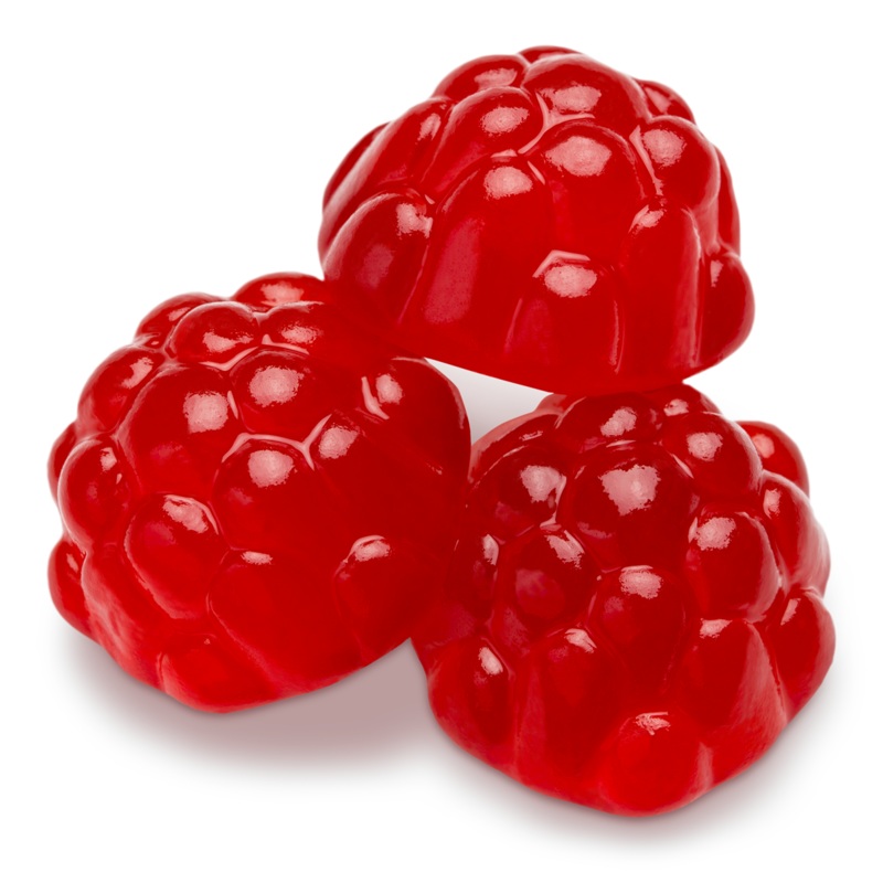 GUMMI RED RASPBERRIES