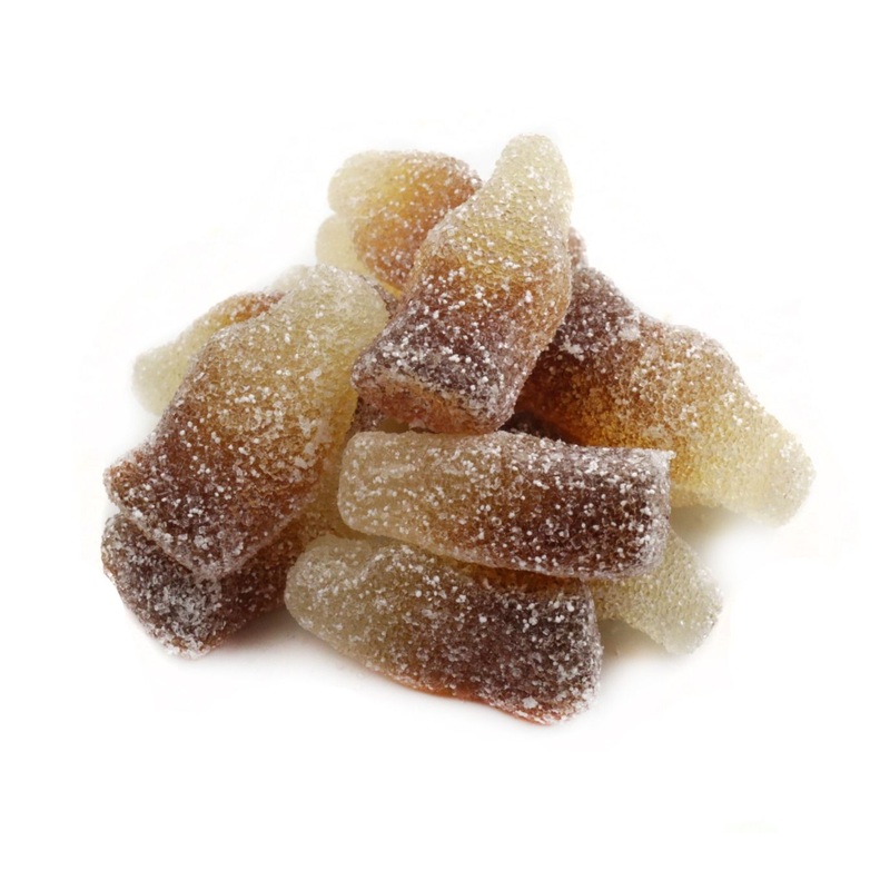 GUMMI SMALL SOUR COLA BOTTLES