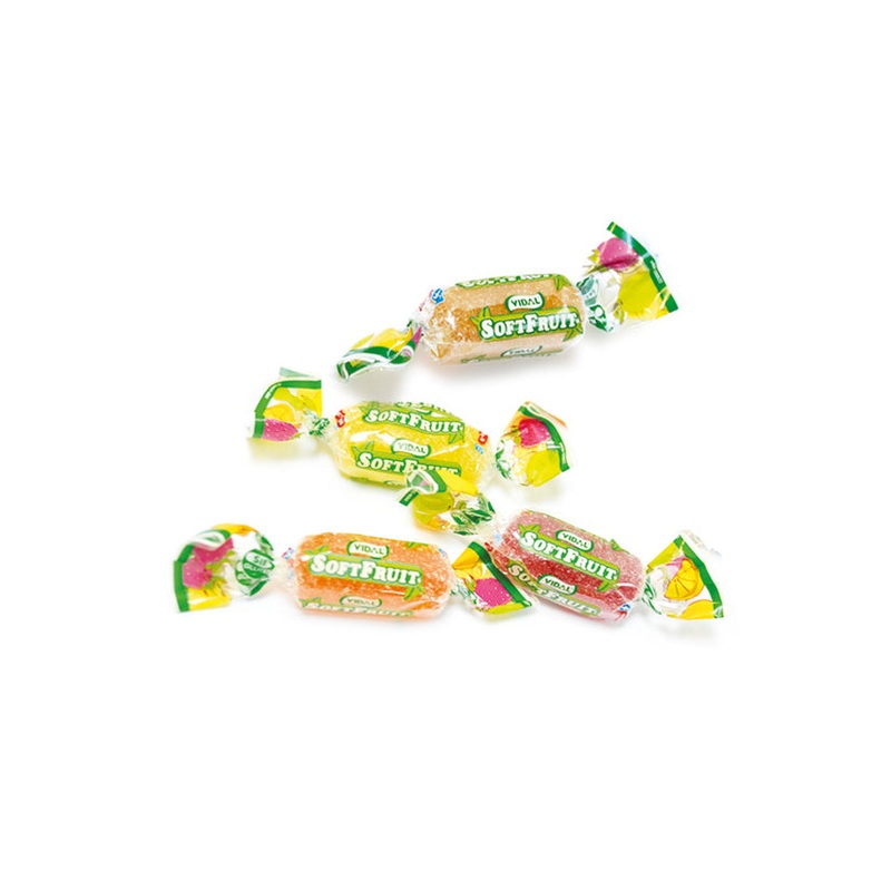 GUMMI SOFT FRUITS WRAPPED VIDAL
