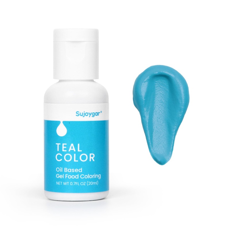 Oil Based Food Coloring For Chocolate, Teal, Food Grade 20Ml, Edible Oil Food Dye For Baking, Cupcake & Fondant, Icing