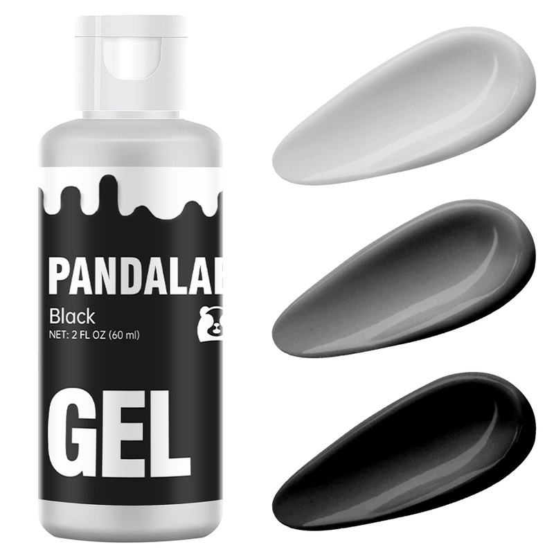 Super Black Gel Food Coloring - Pandalab 2 Ounce High Concentrated Food Dye For Baking, Cake, Cookie, Fondant, Icing, Easter Egg